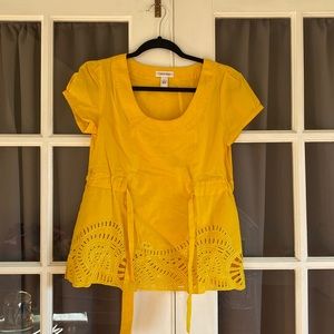 Calvin Klein yellow top
